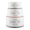 Mason Cash Innovative Kitchen Collection Set of 3 Cake Storage Tins - FX040  Mason Cash   