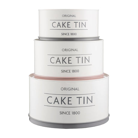Mason Cash Innovative Kitchen Collection Set of 3 Cake Storage Tins - FX040  Mason Cash   