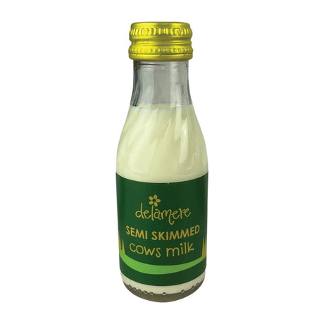 Delamere Dairy Mini Semi-Skimmed Milk 97ml (Pack of 24) - FX096  Delamere Dairy   