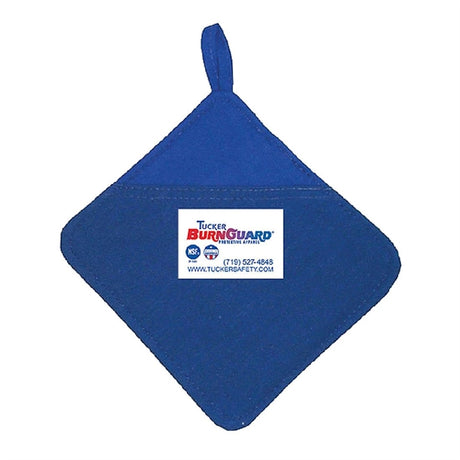 Burnguard Blue Hot Pad With Nomex Fibre and Pocket - FX098  Burnguard   