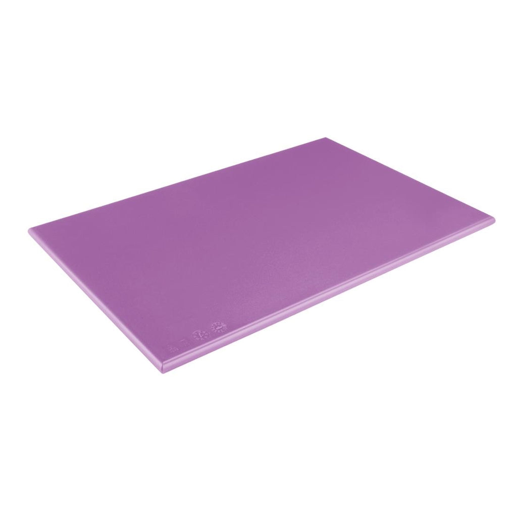 Hygiplas High Density Purple Chopping Board 450x300x25mm - FX102  Hygiplas   