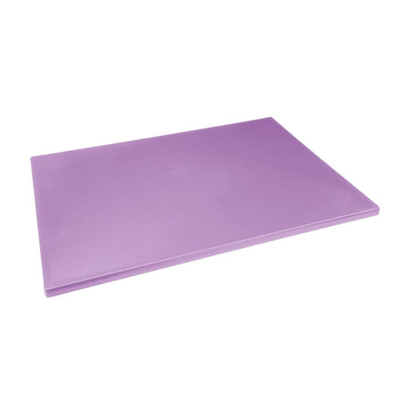 Hygiplas Low Density Purple Chopping Board 600x450x20mm - FX109  Hygiplas   