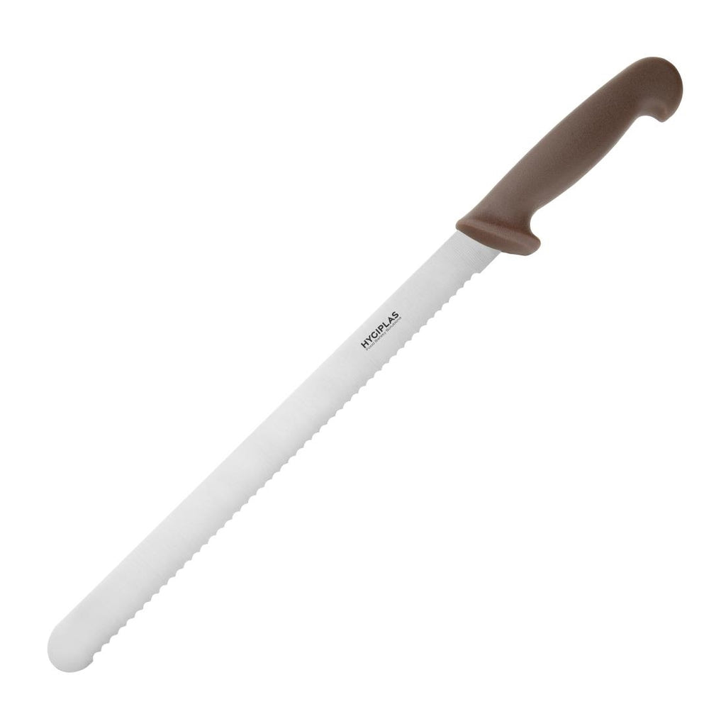 Hygiplas Slicer Serrated Brown 30cm - FX118  Hygiplas   