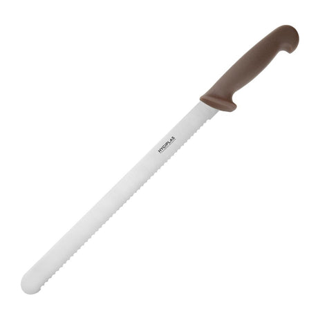 Hygiplas Slicer Serrated Brown 30cm - FX118  Hygiplas   