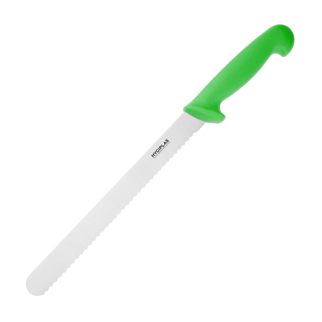 Hygiplas Slicer Serrated Green 24.8cm - FX121  Hygiplas   