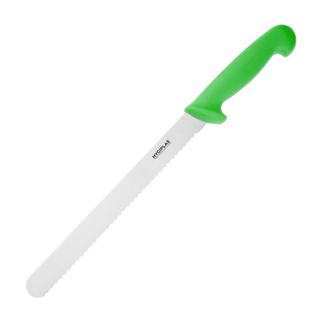 Hygiplas Slicer Serrated Green 24.8cm - FX121  Hygiplas   