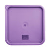 Hygiplas Square Food Storage Container Lid Purple Large - FX145  Hygiplas   