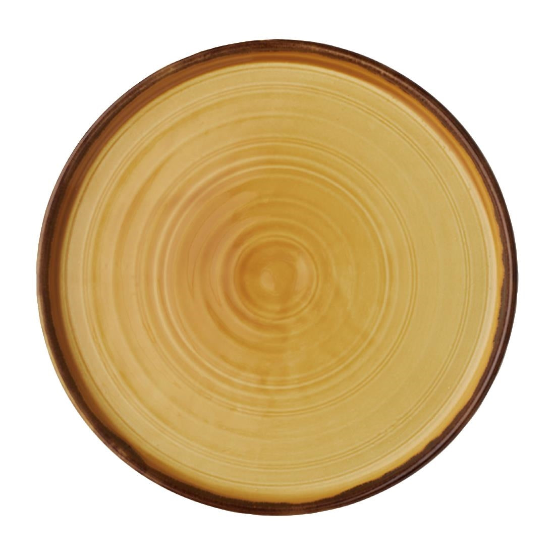 Dudson Harvest Walled Plates Mustard 210mm (Pack of 6) - FX154 Plates Dudson