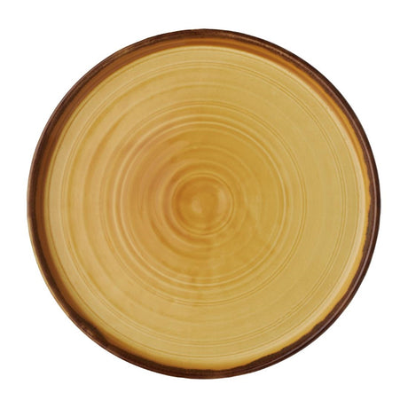 Dudson Harvest Walled Plates Mustard 210mm (Pack of 6) - FX154 Plates Dudson