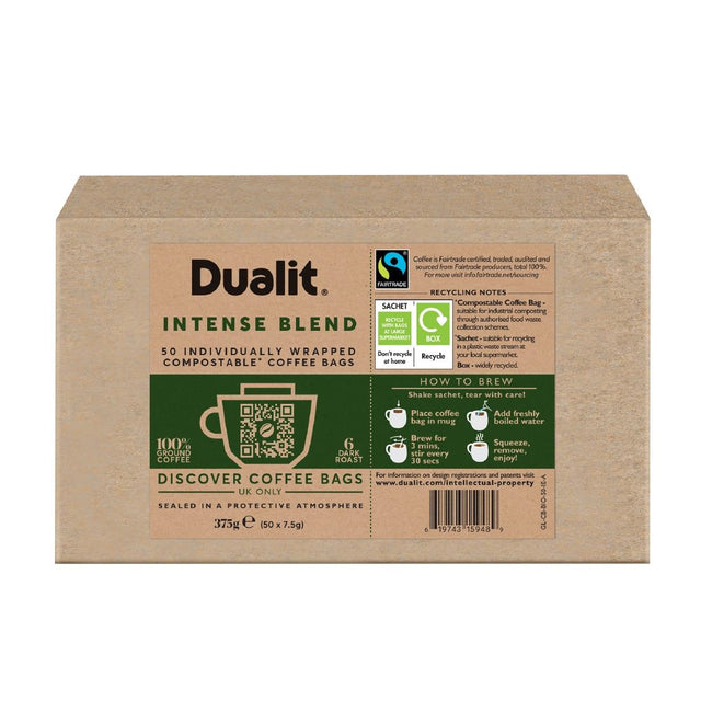Dualit Intense Compostable Coffee Bags (Pack of 40) - FX187  Dualit   