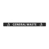 Jantex Slim Bin Lid General Waste Label - FX193  Jantex   
