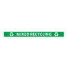 Jantex Slim Bin Lid Mixed Recycling Label - FX197  Jantex   