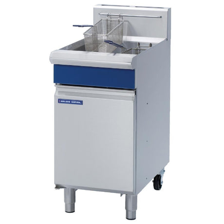 Blue Seal Single Tank Twin Basket Free Standing Propane Gas Fryer GT45 - G038-P Freestanding Gas Fyers Blue Seal