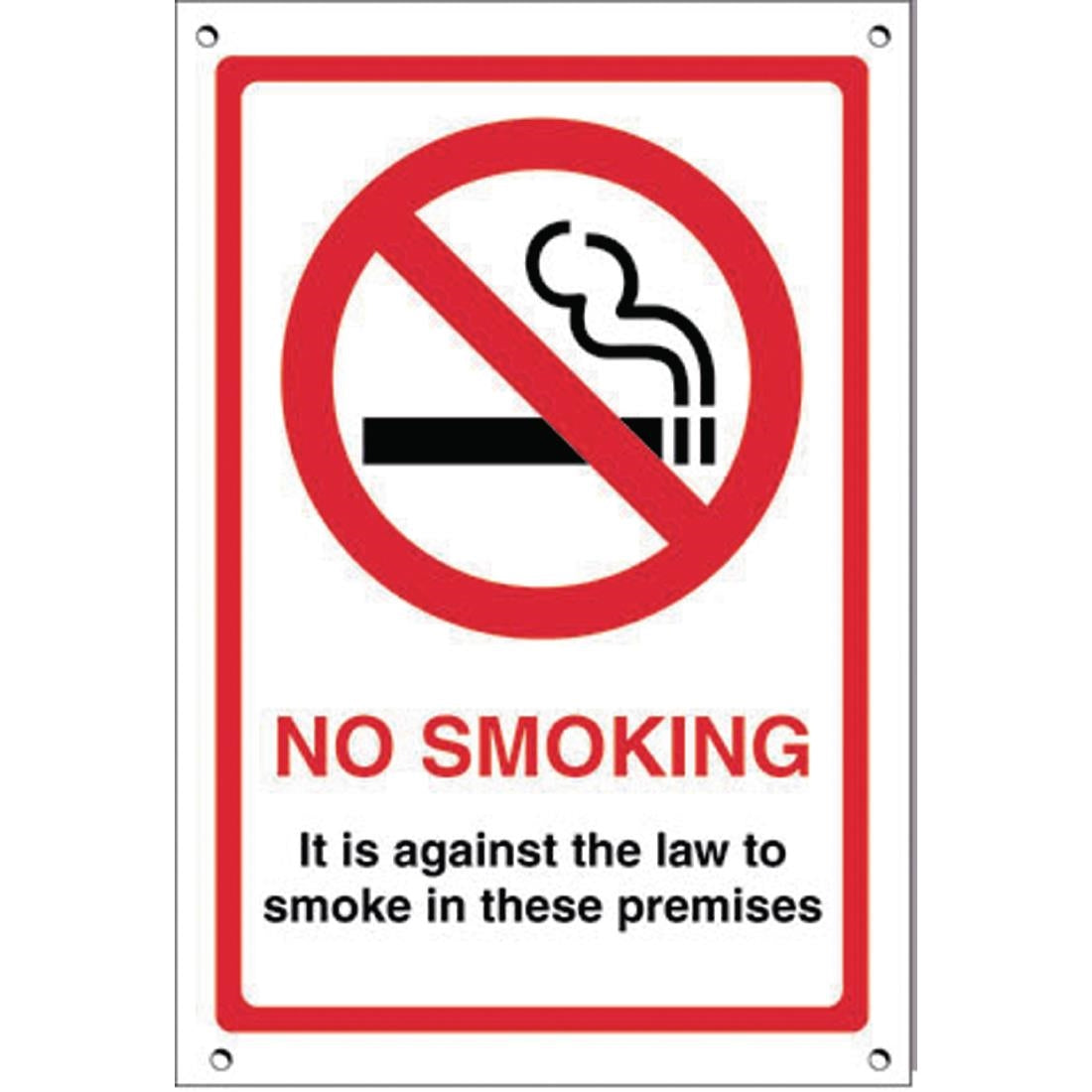No Smoking Premises Sign - G537  Vogue   
