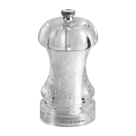 Cole & Mason Acrylic Salt Mill Capstan 4.5in - GC543  Cole & Mason   