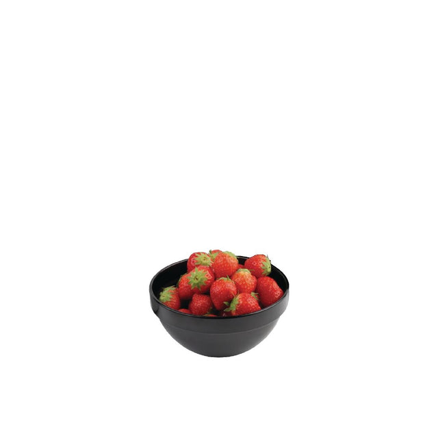 APS Frames Black 0.5Ltr Melamine Bowl - GC933  APS   