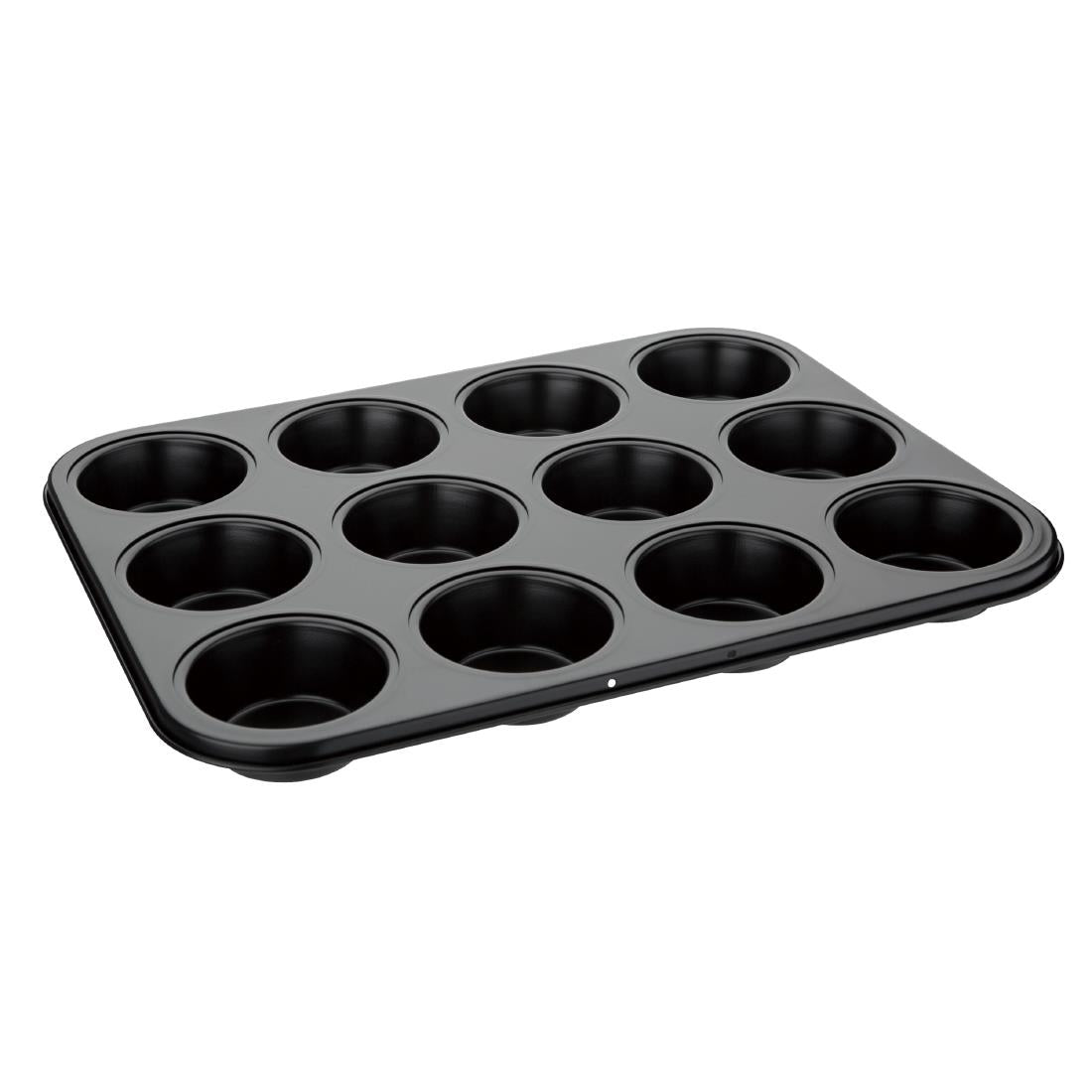 Vogue Carbon Steel Non-Stick Muffin Tray 12 Cup - GD011  Vogue   