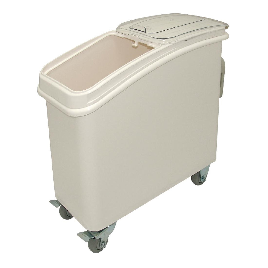 Vogue Polypropylene Ingredient Bin with Scoop 102Ltr - GD027  Vogue   