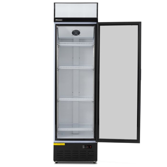 Blizzard Single Glass Door Merchandiser 350L - GD350 Upright Single Glass Door Chillers Blizzard