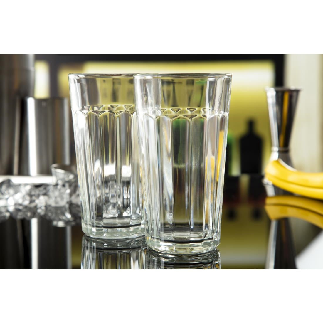 Onis Xtratuff Panelled Beverage Tumbler 350ml (Pack of 12) - DX701 Arcoroc Hi Balls and Tumblers Onis   