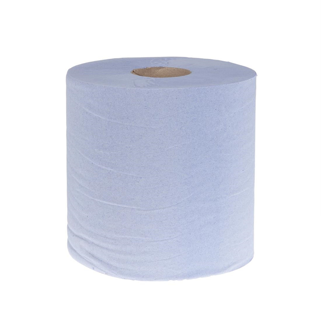 Jantex Blue Centrefeed Rolls 1ply 285m (Pack of 6) - GD833  Jantex   