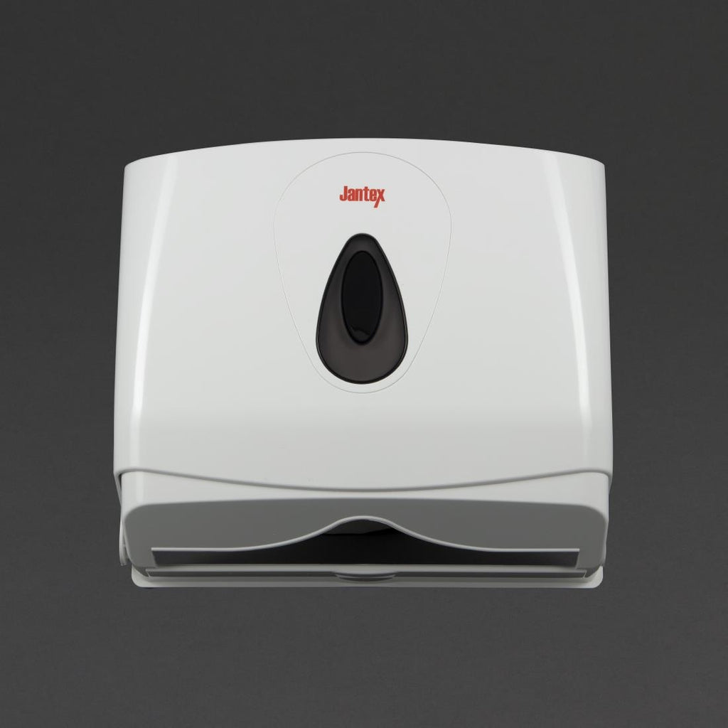 Jantex Multi-Fold Hand Towel Dispenser White - GD839  Jantex   