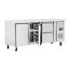 Polar U-Series 2 Door and 2 Drawer Counter Fridge 417Ltr - GD874  Polar   