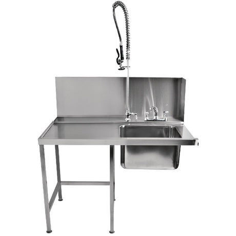 Classeq Pass-Through Dishwasher Table with Spray Mixer T11SENL - GD925 Pass Through Hood Dishwashers Classeq