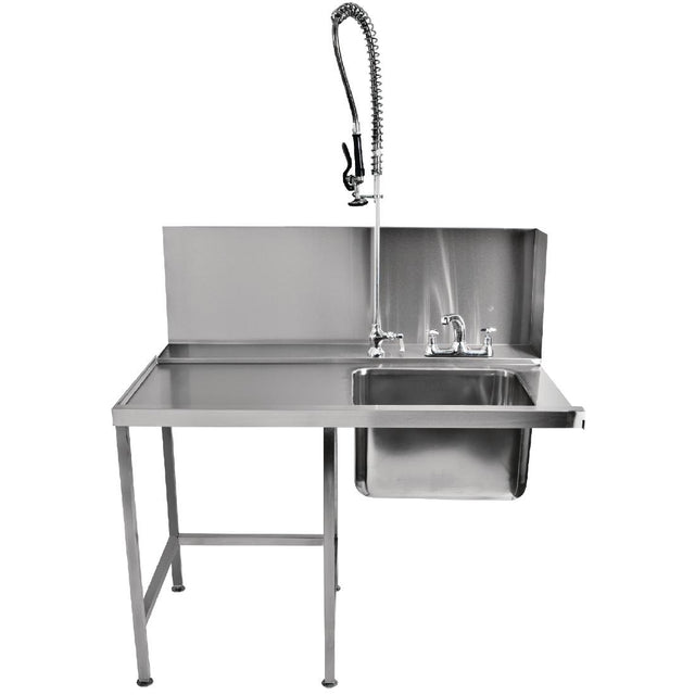 Classeq Pass-Through Dishwasher Table with Spray Mixer T11SENL - GD925 Pass Through Hood Dishwashers Classeq