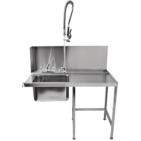 Classeq Pass-Through Dishwasher Table with Spray Mixer T11SENR - GD926 Pass Through Hood Dishwashers Classeq