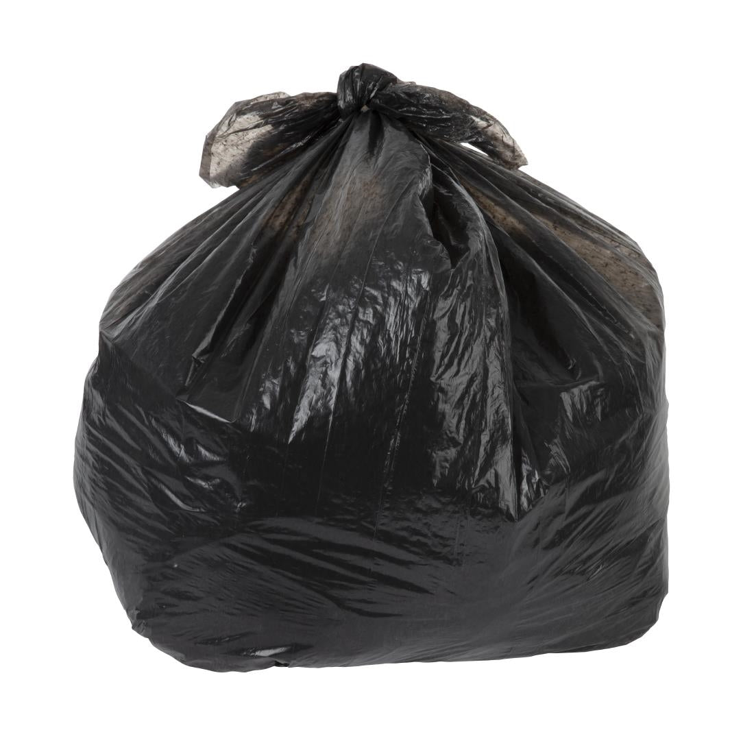 Jantex Large Medium Duty Black Bin Bags 80Ltr (Pack of 10) - GN399  Jantex   