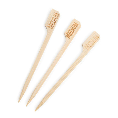 Biodegradable Bamboo Steak Markers Medium (Pack of 100) - GE897  Tablecraft   
