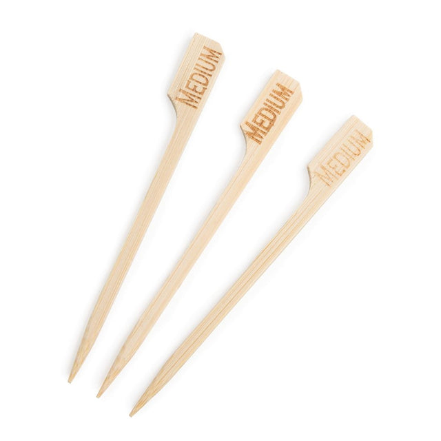 Biodegradable Bamboo Steak Markers Medium (Pack of 100) - GE897  Tablecraft   