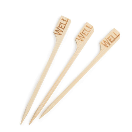Biodegradable Bamboo Steak Markers Well (Pack of 100) - GE899  Tablecraft   