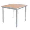 Gopak Enviro Indoor Beech Effect Square Dining Table 750mm - GE964 Faux Wooden Tables Gopak   