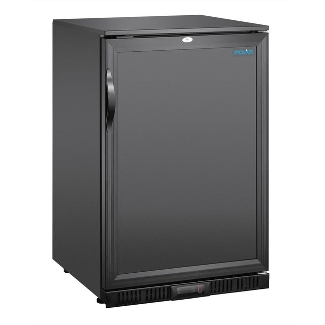 Polar G-series 850mm Single Door Back Bar Cooler Solid Door 128 Ltr - GE997  Polar   