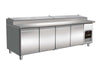 Combisteel Refrigerated Saladette 4 Door Prep Fridge  12 x 1/3GN  *Transport On Request* | 7450.0450