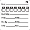 Hygiplas Freezable Day of the Week Labels (Pack of 500) - GF049  Hygiplas   