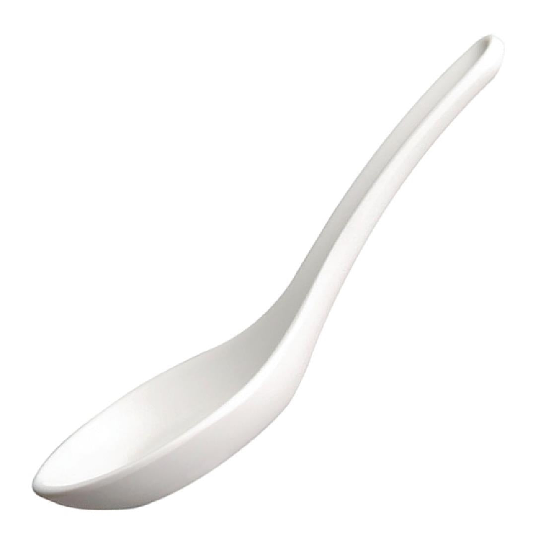 APS Hong Kong Oriental Melamine Spoon White - GF067  APS   