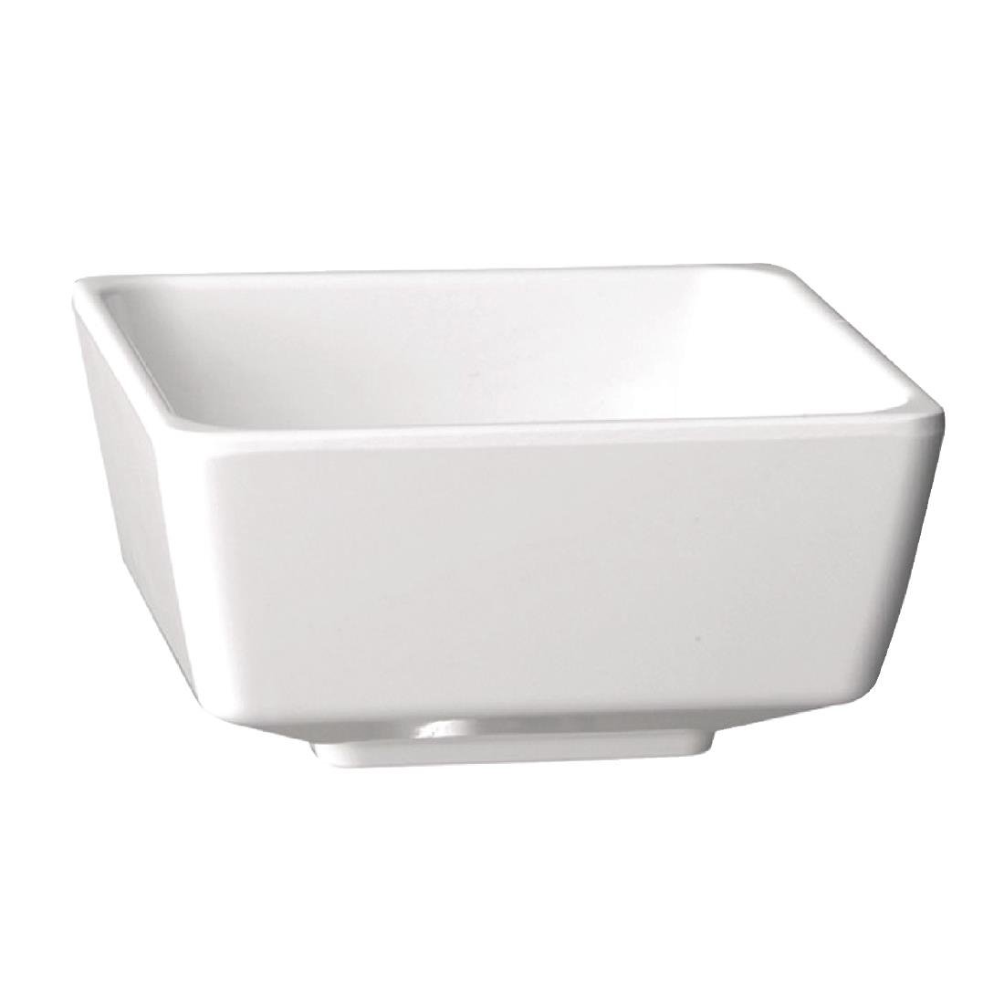 APS Float White Square Bowl 10in - GF098  APS   