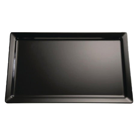 APS Pure Melamine Tray Black GN 1/2 - GF123  APS   
