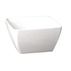 APS Pure Melamine White Square Bowl 125mm - GF134  APS   