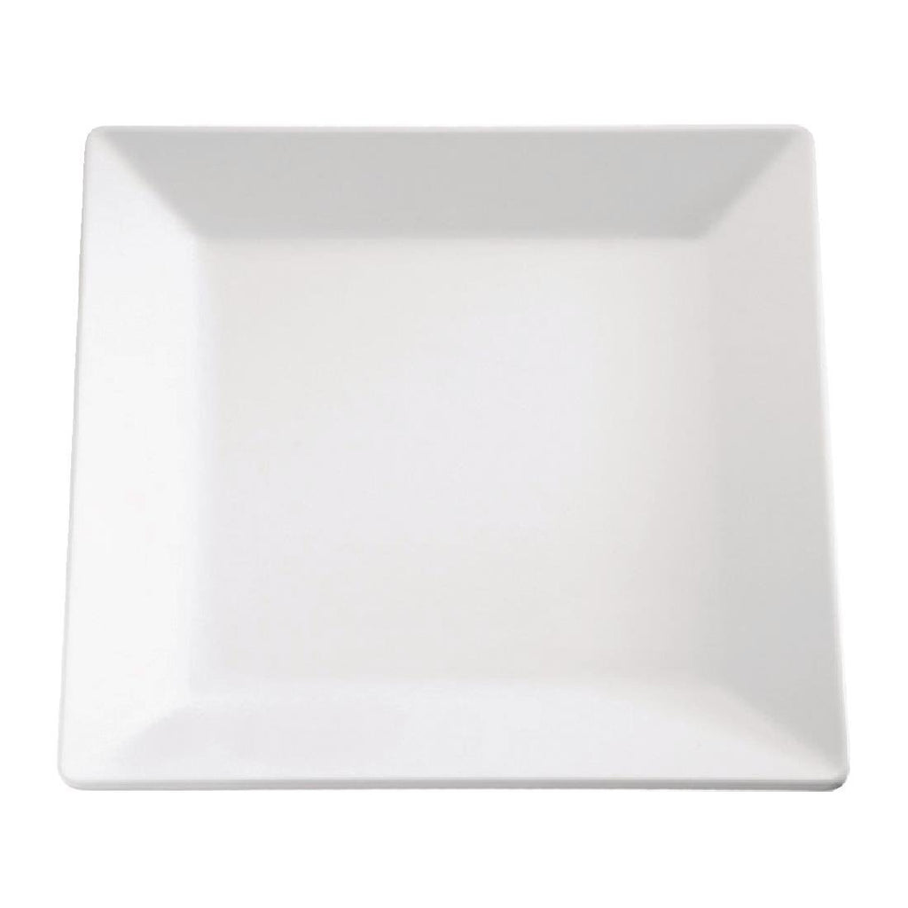 APS Pure Melamine Square Tray 10in - GF172  APS   