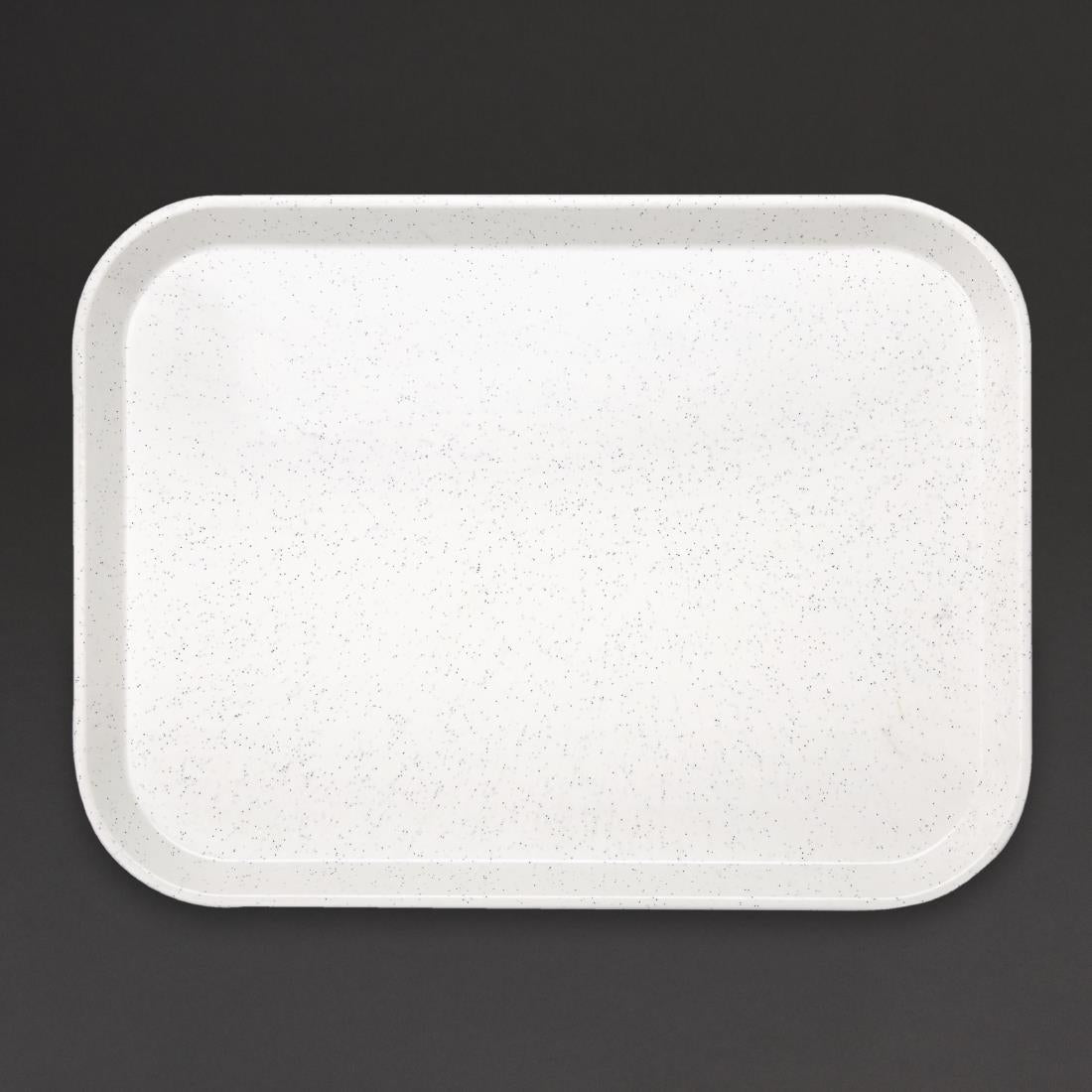 Olympia Kristallon Fibreglass Canteen Tray Light Granite 405mm - GF240  Olympia   