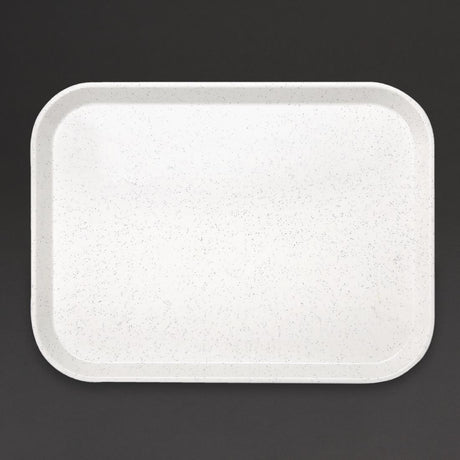 Olympia Kristallon Fibreglass Canteen Tray Light Granite 405mm - GF240  Olympia   