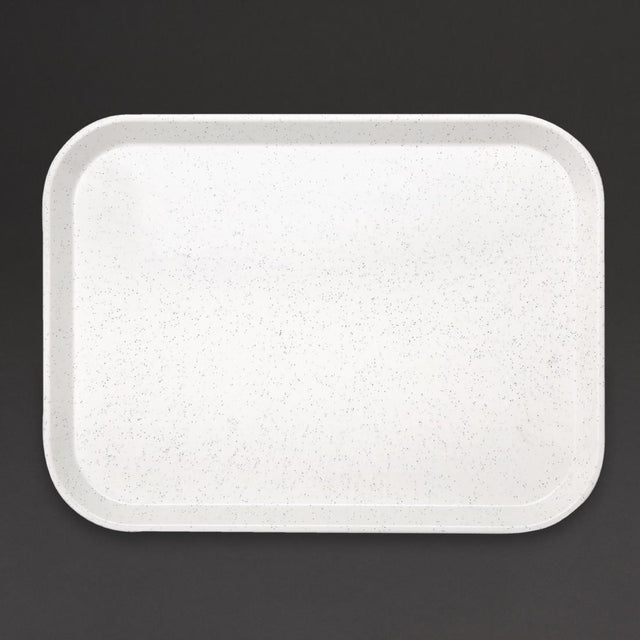 Olympia Kristallon Fibreglass Canteen Tray Light Granite 405mm - GF240  Olympia   