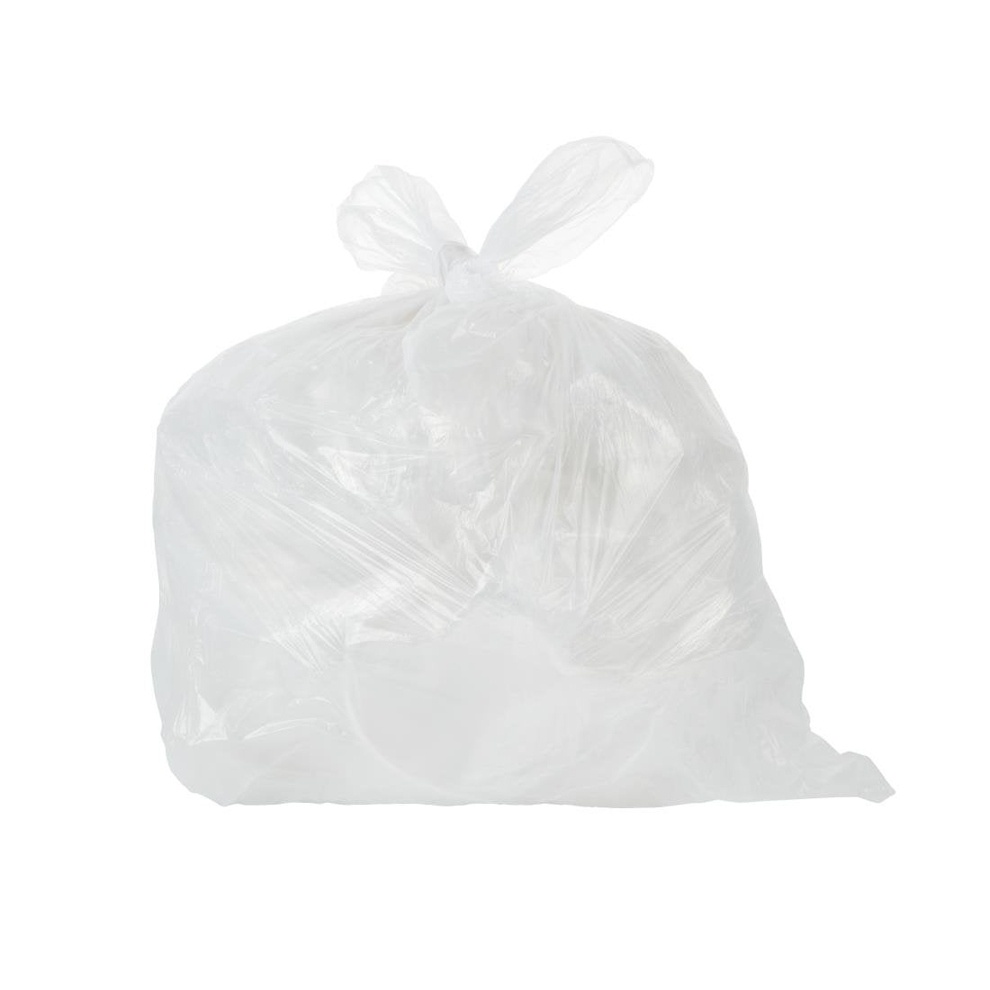Jantex Small White Swing Bin Liners 50Ltr (Pack of 1000) - GF298  Jantex   