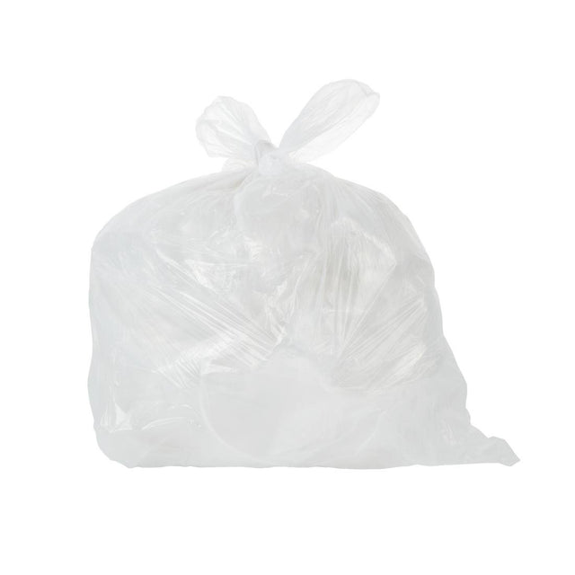 Jantex Small White Swing Bin Liners 50Ltr (Pack of 1000) - GF298  Jantex   