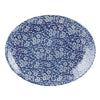 Churchill Vintage Prints Oval Plates Prague Victorian Calico Print 317mm (Pack of 6) - GF302 Plates Churchill