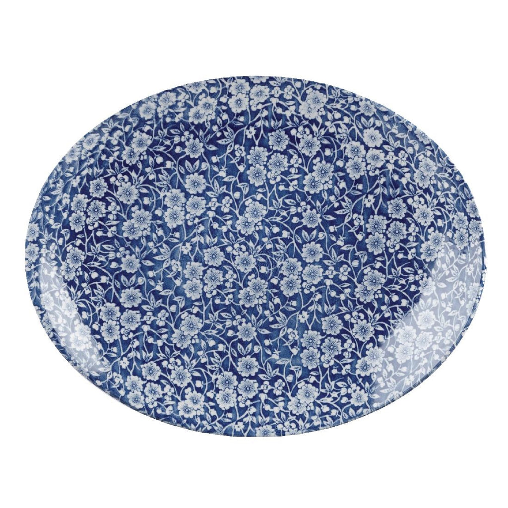 Churchill Vintage Prints Oval Plates Prague Victorian Calico Print 317mm (Pack of 6) - GF302 Plates Churchill